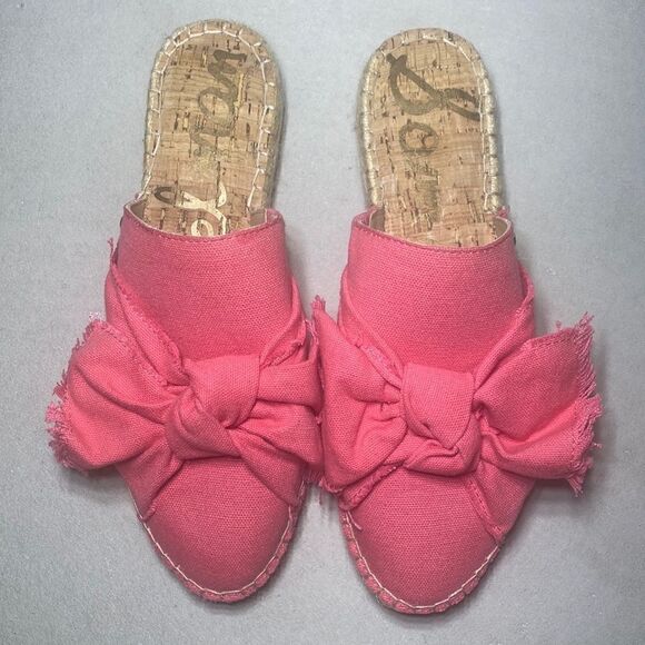 NWOB MSRP $100 SAM EDELMAN LYNDA ESPADRILLE MULE Women's Size 6.5 - Picture 3 of 9